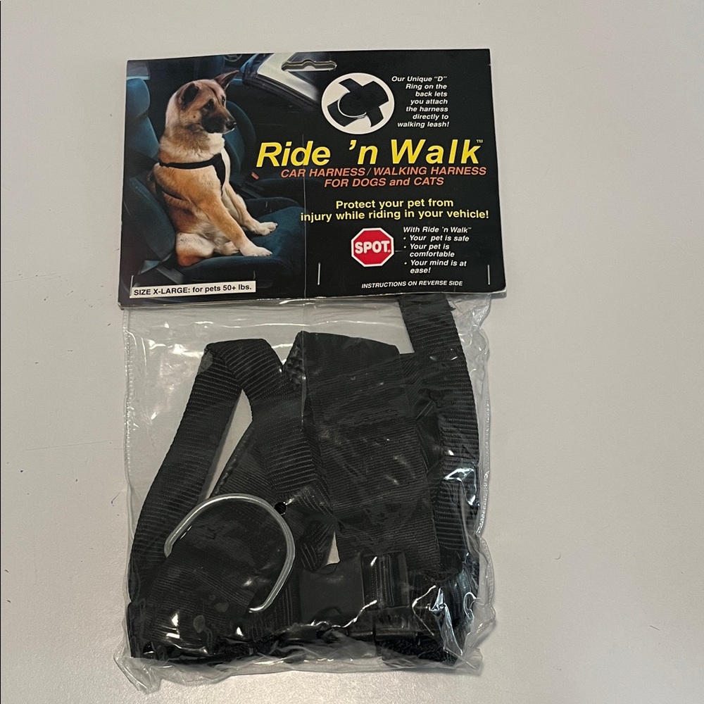 NEW Ride 'n Walk Pet Car Harness - XL